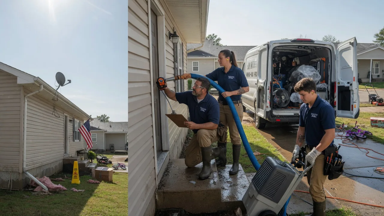 Ceiling Water Damage Restoration in Westphalia, IA near me